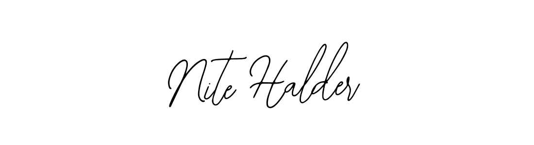 How to make Nite Halder signature? Bearetta-2O07w is a professional autograph style. Create handwritten signature for Nite Halder name. Nite Halder signature style 12 images and pictures png