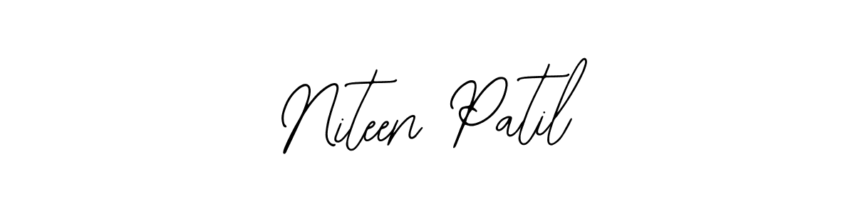 Design your own signature with our free online signature maker. With this signature software, you can create a handwritten (Bearetta-2O07w) signature for name Niteen Patil. Niteen Patil signature style 12 images and pictures png