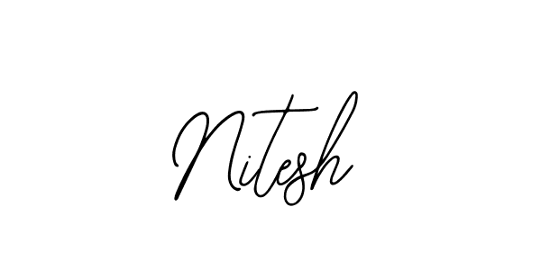 Design your own signature with our free online signature maker. With this signature software, you can create a handwritten (Bearetta-2O07w) signature for name Nitesh. Nitesh signature style 12 images and pictures png