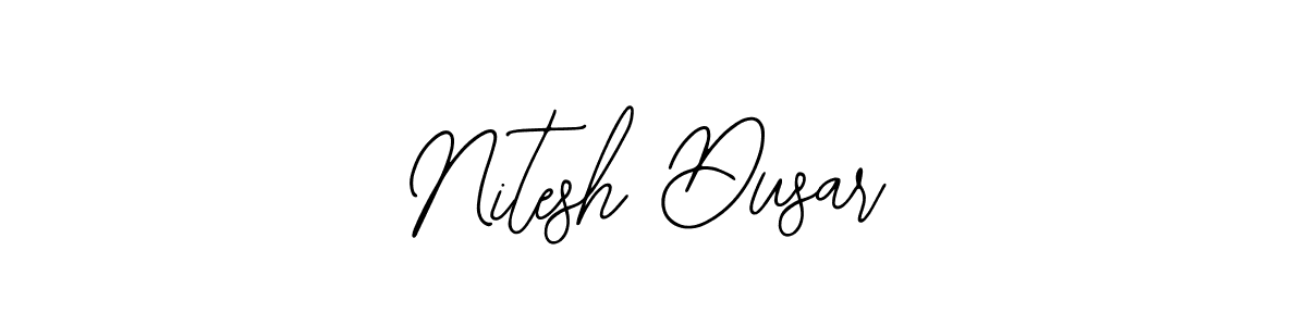 Make a beautiful signature design for name Nitesh Dusar. With this signature (Bearetta-2O07w) style, you can create a handwritten signature for free. Nitesh Dusar signature style 12 images and pictures png