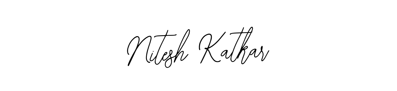 The best way (Bearetta-2O07w) to make a short signature is to pick only two or three words in your name. The name Nitesh Katkar include a total of six letters. For converting this name. Nitesh Katkar signature style 12 images and pictures png