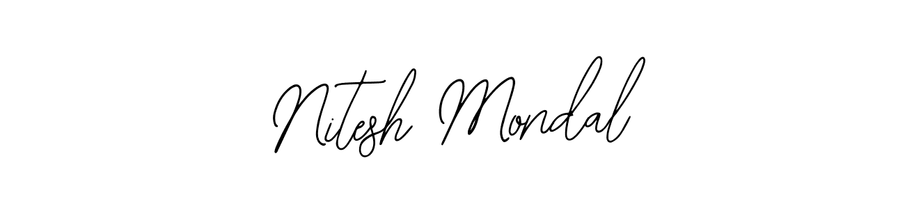 How to Draw Nitesh Mondal signature style? Bearetta-2O07w is a latest design signature styles for name Nitesh Mondal. Nitesh Mondal signature style 12 images and pictures png