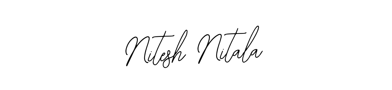 Nitesh Nitala stylish signature style. Best Handwritten Sign (Bearetta-2O07w) for my name. Handwritten Signature Collection Ideas for my name Nitesh Nitala. Nitesh Nitala signature style 12 images and pictures png