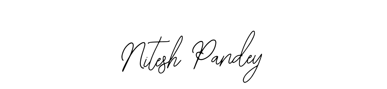 Create a beautiful signature design for name Nitesh Pandey. With this signature (Bearetta-2O07w) fonts, you can make a handwritten signature for free. Nitesh Pandey signature style 12 images and pictures png