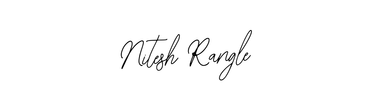 Make a beautiful signature design for name Nitesh Rangle. Use this online signature maker to create a handwritten signature for free. Nitesh Rangle signature style 12 images and pictures png