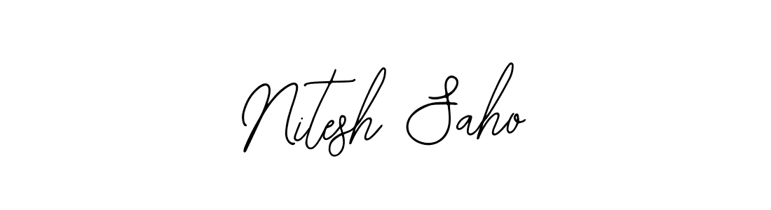 Make a beautiful signature design for name Nitesh Saho. Use this online signature maker to create a handwritten signature for free. Nitesh Saho signature style 12 images and pictures png