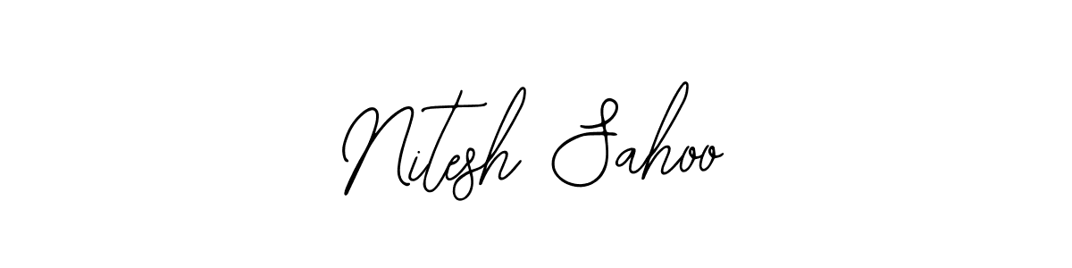 Nitesh Sahoo stylish signature style. Best Handwritten Sign (Bearetta-2O07w) for my name. Handwritten Signature Collection Ideas for my name Nitesh Sahoo. Nitesh Sahoo signature style 12 images and pictures png