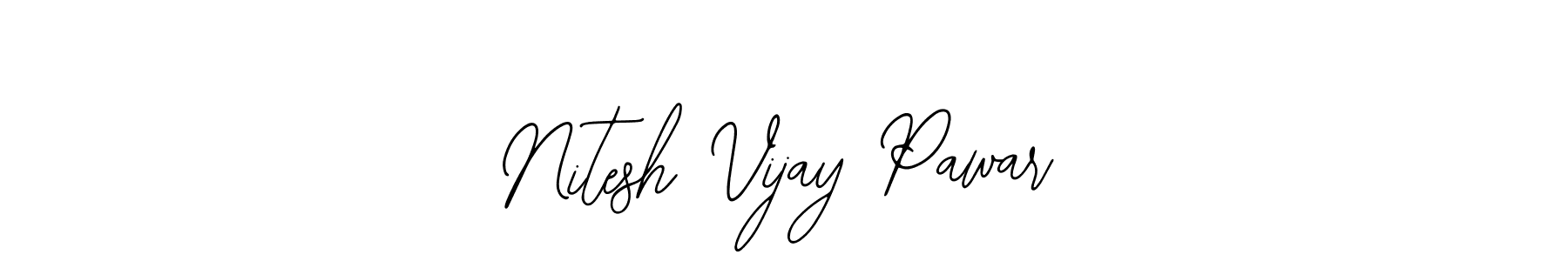 if you are searching for the best signature style for your name Nitesh Vijay Pawar. so please give up your signature search. here we have designed multiple signature styles  using Bearetta-2O07w. Nitesh Vijay Pawar signature style 12 images and pictures png