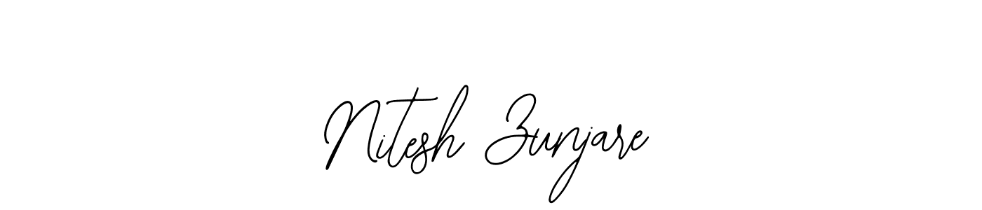 Check out images of Autograph of Nitesh Zunjare name. Actor Nitesh Zunjare Signature Style. Bearetta-2O07w is a professional sign style online. Nitesh Zunjare signature style 12 images and pictures png