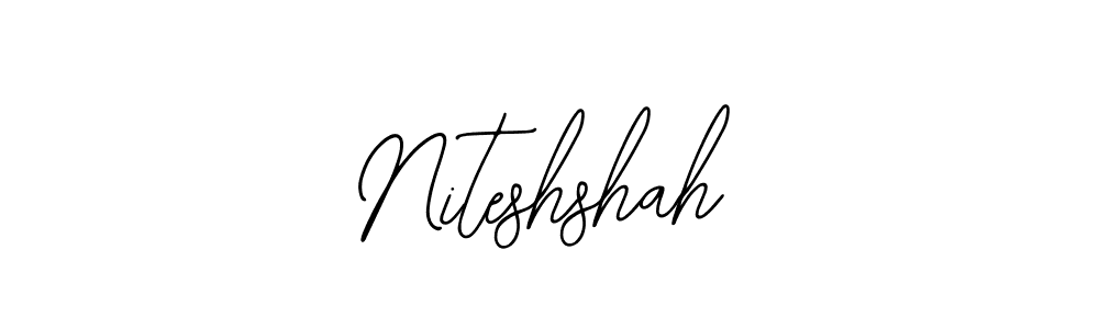 You should practise on your own different ways (Bearetta-2O07w) to write your name (Niteshshah) in signature. don't let someone else do it for you. Niteshshah signature style 12 images and pictures png