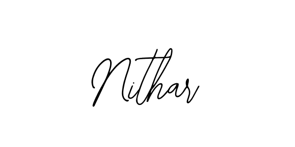 Nithar stylish signature style. Best Handwritten Sign (Bearetta-2O07w) for my name. Handwritten Signature Collection Ideas for my name Nithar. Nithar signature style 12 images and pictures png