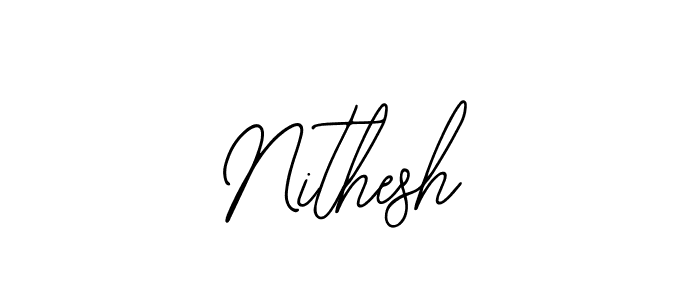 How to Draw Nithesh signature style? Bearetta-2O07w is a latest design signature styles for name Nithesh. Nithesh signature style 12 images and pictures png