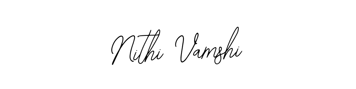 Create a beautiful signature design for name Nithi Vamshi. With this signature (Bearetta-2O07w) fonts, you can make a handwritten signature for free. Nithi Vamshi signature style 12 images and pictures png