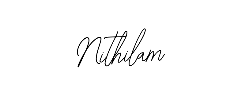 Nithilam stylish signature style. Best Handwritten Sign (Bearetta-2O07w) for my name. Handwritten Signature Collection Ideas for my name Nithilam. Nithilam signature style 12 images and pictures png