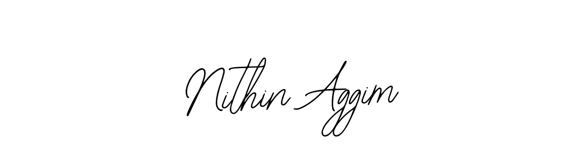 Make a short Nithin Aggim signature style. Manage your documents anywhere anytime using Bearetta-2O07w. Create and add eSignatures, submit forms, share and send files easily. Nithin Aggim signature style 12 images and pictures png