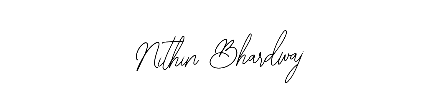Make a beautiful signature design for name Nithin Bhardwaj. Use this online signature maker to create a handwritten signature for free. Nithin Bhardwaj signature style 12 images and pictures png
