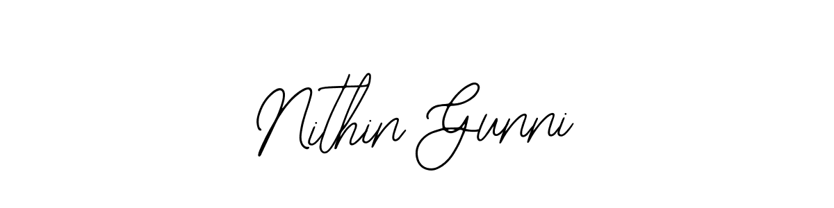 Here are the top 10 professional signature styles for the name Nithin Gunni. These are the best autograph styles you can use for your name. Nithin Gunni signature style 12 images and pictures png