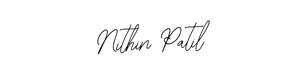 You should practise on your own different ways (Bearetta-2O07w) to write your name (Nithin Patil) in signature. don't let someone else do it for you. Nithin Patil signature style 12 images and pictures png