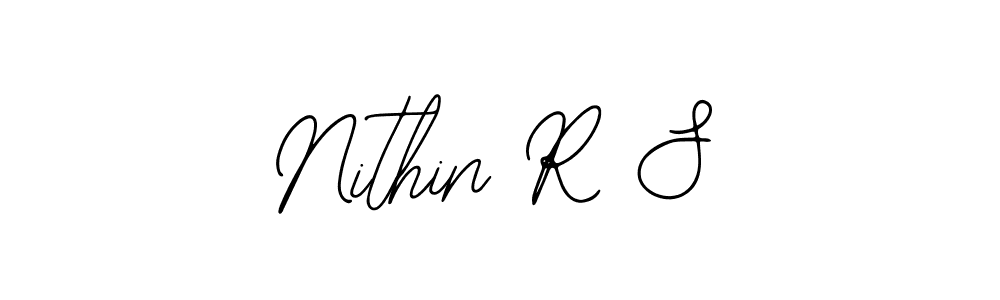 Make a beautiful signature design for name Nithin R S. With this signature (Bearetta-2O07w) style, you can create a handwritten signature for free. Nithin R S signature style 12 images and pictures png