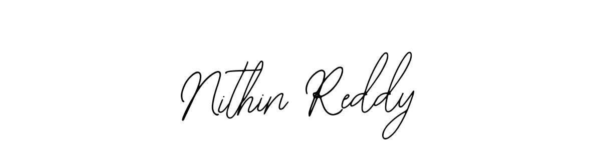 Make a beautiful signature design for name Nithin Reddy. Use this online signature maker to create a handwritten signature for free. Nithin Reddy signature style 12 images and pictures png