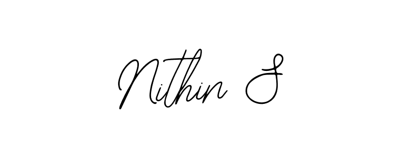 How to Draw Nithin S signature style? Bearetta-2O07w is a latest design signature styles for name Nithin S. Nithin S signature style 12 images and pictures png