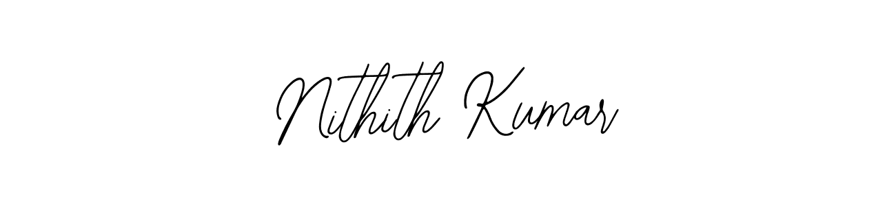 Make a short Nithith Kumar signature style. Manage your documents anywhere anytime using Bearetta-2O07w. Create and add eSignatures, submit forms, share and send files easily. Nithith Kumar signature style 12 images and pictures png