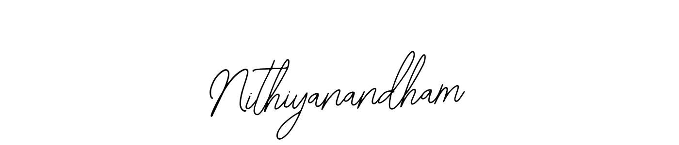 Create a beautiful signature design for name Nithiyanandham. With this signature (Bearetta-2O07w) fonts, you can make a handwritten signature for free. Nithiyanandham signature style 12 images and pictures png