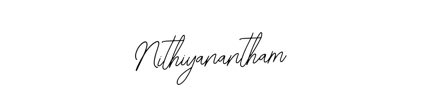 The best way (Bearetta-2O07w) to make a short signature is to pick only two or three words in your name. The name Nithiyanantham include a total of six letters. For converting this name. Nithiyanantham signature style 12 images and pictures png