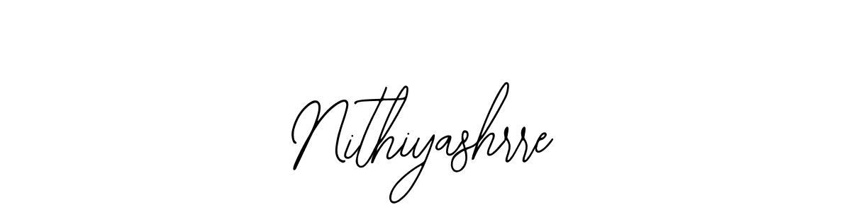 Design your own signature with our free online signature maker. With this signature software, you can create a handwritten (Bearetta-2O07w) signature for name Nithiyashrre. Nithiyashrre signature style 12 images and pictures png