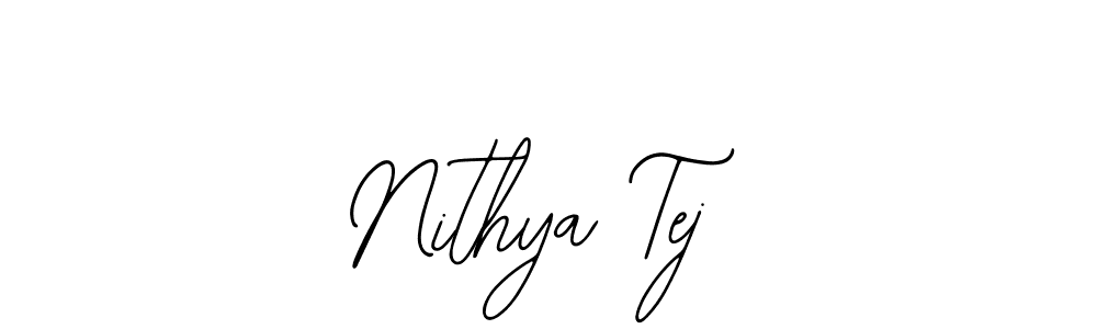 Make a beautiful signature design for name Nithya Tej. With this signature (Bearetta-2O07w) style, you can create a handwritten signature for free. Nithya Tej signature style 12 images and pictures png