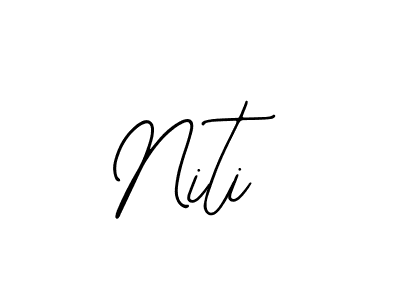 if you are searching for the best signature style for your name Niti. so please give up your signature search. here we have designed multiple signature styles  using Bearetta-2O07w. Niti signature style 12 images and pictures png