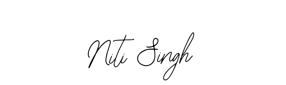 Create a beautiful signature design for name Niti Singh. With this signature (Bearetta-2O07w) fonts, you can make a handwritten signature for free. Niti Singh signature style 12 images and pictures png