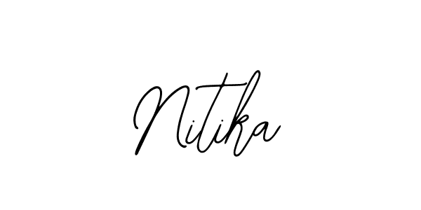 Best and Professional Signature Style for Nitika. Bearetta-2O07w Best Signature Style Collection. Nitika signature style 12 images and pictures png