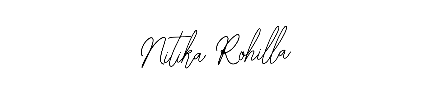 Make a short Nitika Rohilla signature style. Manage your documents anywhere anytime using Bearetta-2O07w. Create and add eSignatures, submit forms, share and send files easily. Nitika Rohilla signature style 12 images and pictures png