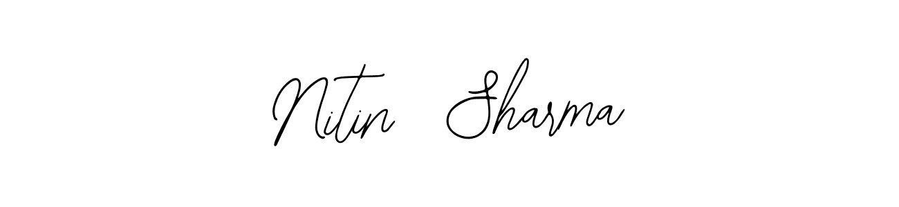Design your own signature with our free online signature maker. With this signature software, you can create a handwritten (Bearetta-2O07w) signature for name Nitin  Sharma. Nitin  Sharma signature style 12 images and pictures png