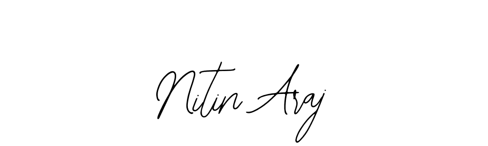 if you are searching for the best signature style for your name Nitin Araj. so please give up your signature search. here we have designed multiple signature styles  using Bearetta-2O07w. Nitin Araj signature style 12 images and pictures png