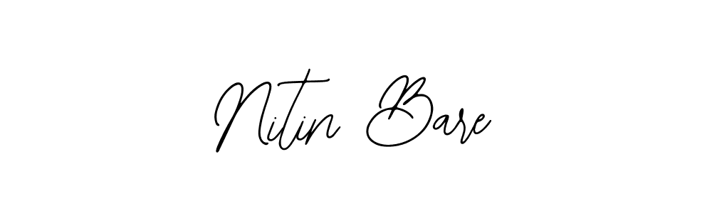 Make a beautiful signature design for name Nitin Bare. With this signature (Bearetta-2O07w) style, you can create a handwritten signature for free. Nitin Bare signature style 12 images and pictures png