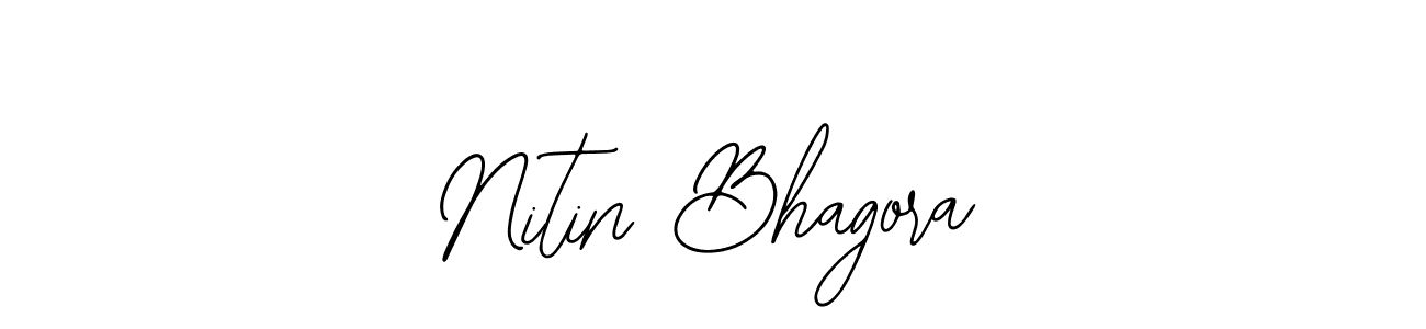 Make a short Nitin Bhagora signature style. Manage your documents anywhere anytime using Bearetta-2O07w. Create and add eSignatures, submit forms, share and send files easily. Nitin Bhagora signature style 12 images and pictures png