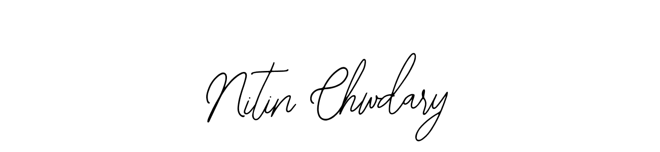 How to Draw Nitin Chwdary signature style? Bearetta-2O07w is a latest design signature styles for name Nitin Chwdary. Nitin Chwdary signature style 12 images and pictures png