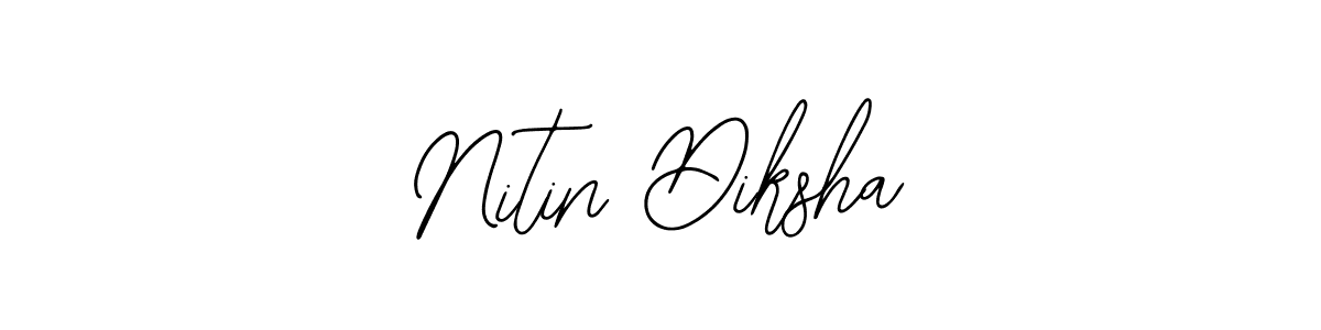 if you are searching for the best signature style for your name Nitin Diksha. so please give up your signature search. here we have designed multiple signature styles  using Bearetta-2O07w. Nitin Diksha signature style 12 images and pictures png