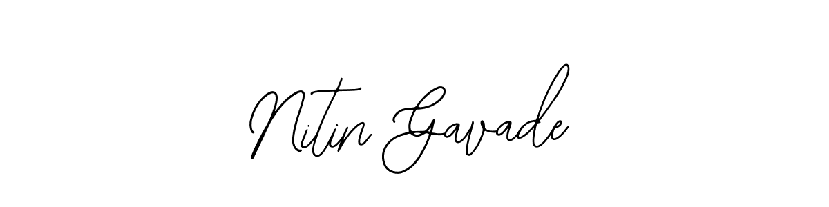 Also we have Nitin Gavade name is the best signature style. Create professional handwritten signature collection using Bearetta-2O07w autograph style. Nitin Gavade signature style 12 images and pictures png