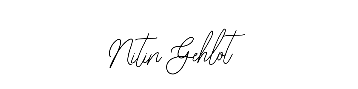 Also You can easily find your signature by using the search form. We will create Nitin Gehlot name handwritten signature images for you free of cost using Bearetta-2O07w sign style. Nitin Gehlot signature style 12 images and pictures png