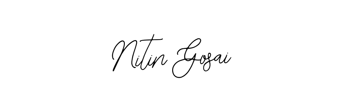 Create a beautiful signature design for name Nitin Gosai. With this signature (Bearetta-2O07w) fonts, you can make a handwritten signature for free. Nitin Gosai signature style 12 images and pictures png