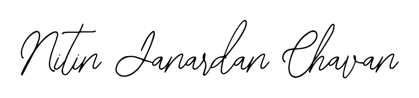 A classic penmanship look for Nitin Janardan Chavan. The Bearetta-2O07w font brings timeless elegance and confidence to every signed document. Nitin Janardan Chavan signature style 12 images and pictures png