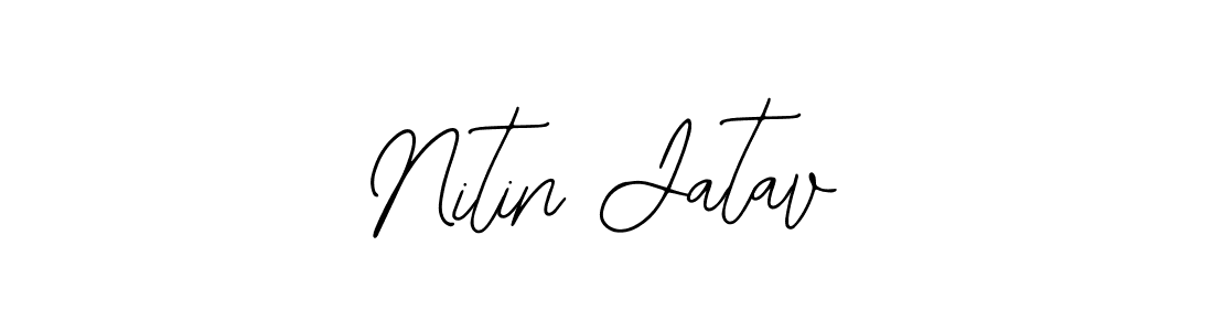 Use a signature maker to create a handwritten signature online. With this signature software, you can design (Bearetta-2O07w) your own signature for name Nitin Jatav. Nitin Jatav signature style 12 images and pictures png
