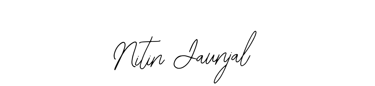 How to Draw Nitin Jaunjal signature style? Bearetta-2O07w is a latest design signature styles for name Nitin Jaunjal. Nitin Jaunjal signature style 12 images and pictures png