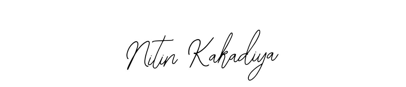 Also we have Nitin Kakadiya name is the best signature style. Create professional handwritten signature collection using Bearetta-2O07w autograph style. Nitin Kakadiya signature style 12 images and pictures png