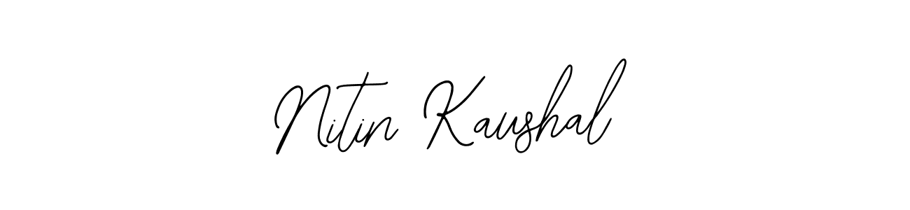 How to make Nitin Kaushal name signature. Use Bearetta-2O07w style for creating short signs online. This is the latest handwritten sign. Nitin Kaushal signature style 12 images and pictures png