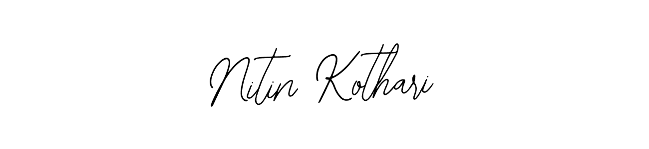 Use a signature maker to create a handwritten signature online. With this signature software, you can design (Bearetta-2O07w) your own signature for name Nitin Kothari. Nitin Kothari signature style 12 images and pictures png