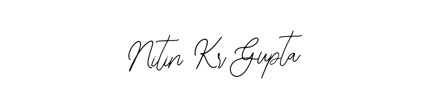 Also You can easily find your signature by using the search form. We will create Nitin Kr Gupta name handwritten signature images for you free of cost using Bearetta-2O07w sign style. Nitin Kr Gupta signature style 12 images and pictures png